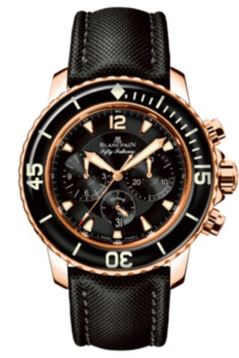 Blancpain watch Flyback Fifty Fathoms Red Gold