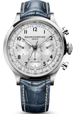 Baume & Mercier blue Capeland watch