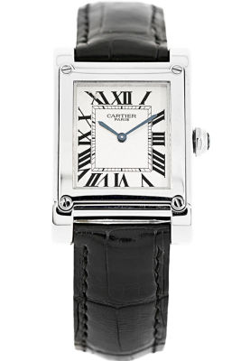 Platinum Tank a vis - Collection Privee Manual at Tourneau