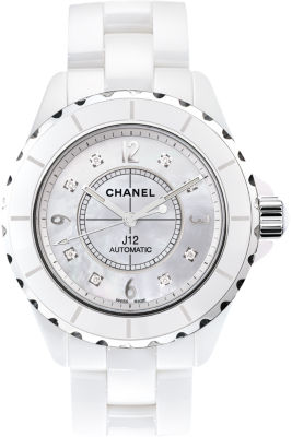 White Chanel J12 at Tourneau