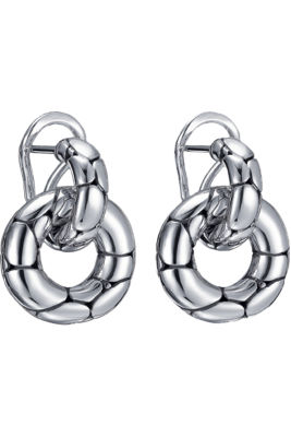 Kali Silver Door Knocker Earrings at Tourneau