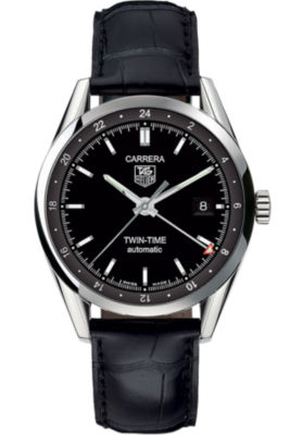 Carrera Tag Heuer Automatic Twin-Time 39mm Watch