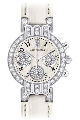 Premier Midsize Chronograph in White Gold at Tourneau