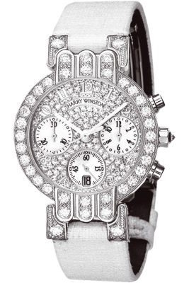 Premier Midsize Chronograph in White Gold at Tourneau