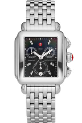 Deco Day Non-Diamond, Black Diamond Dial at Tourneau
