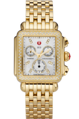 Gold Deco Day Diamond Dial at Tourneau