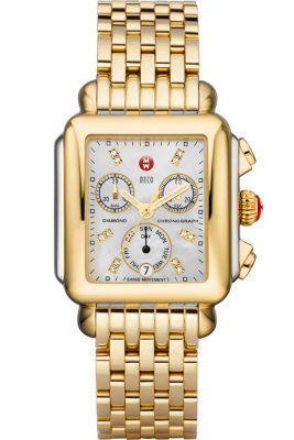 Deco Day Non-Diamond Gold, Diamond Dial at Tourneau